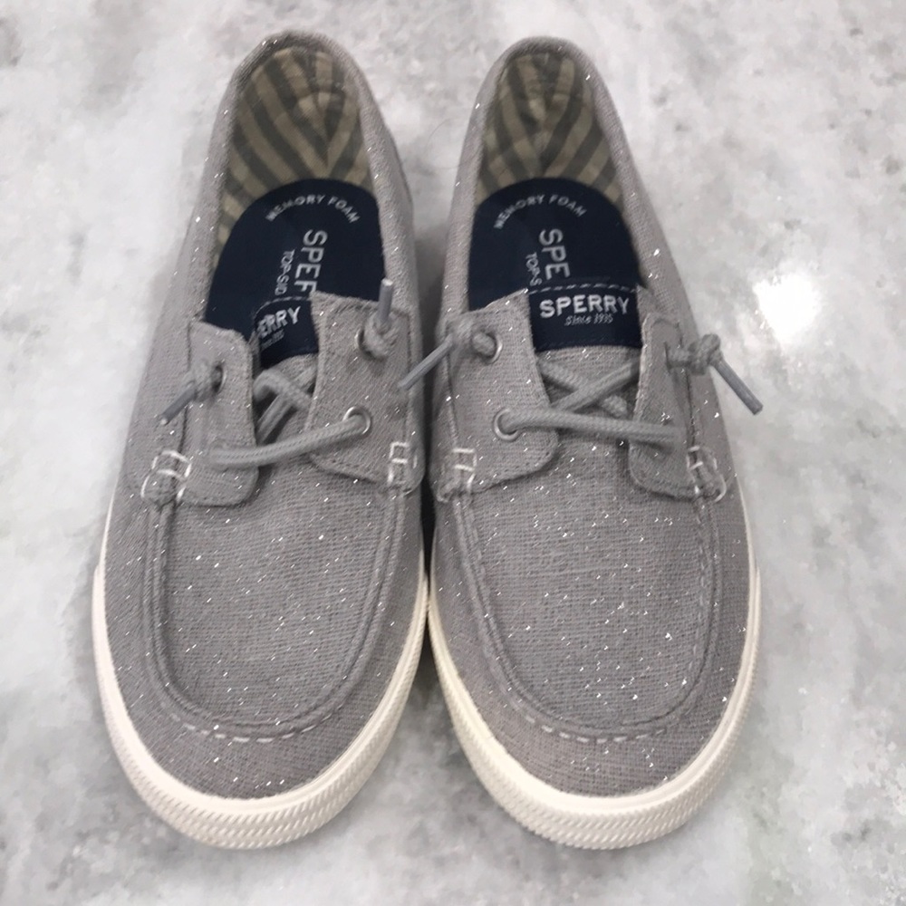 Grey Sparkle Sperry